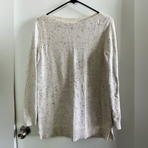 LOFT white sweater